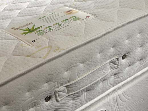 Yorkshire Made Aloe Vera Memory Pocket Sprung Mattress