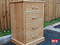 Handmade Oak Wellington Chest