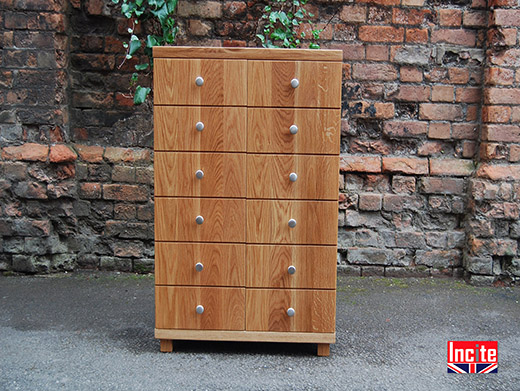 6 Drawer Oak Chest