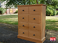 Custom Made 4 Drawer Oak Chest