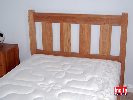 Single Oak Slat Bed