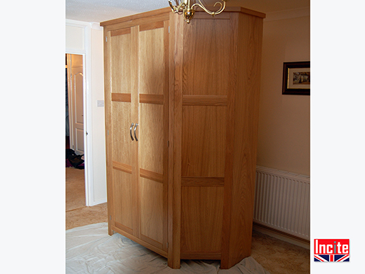 Handmade to Measure Oak Wardrobe