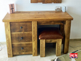 Custom Made Single Pedestal Dressing Table