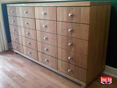 Oak Chest of Drawers handmade