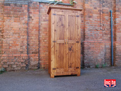 Rustic Panelled Door Wardrobe