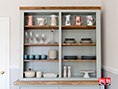 Handmade Painted and Rustic Pine Dresser