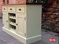 Painted Cooking Apple Green Dresser Base 