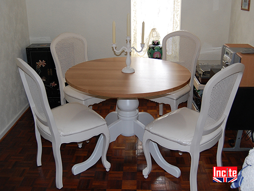 Painted Pine and Solid Oak Dining Furniture