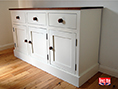 Painted Shaker Sideboard with Solid Pine Top