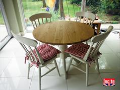 Round Painted And Oak Tables, British Hand Made Painted And Oak Dresser,Painted Lamp Table With Oak Top, British Made Painted Lamp Table With Oak Top, Handmade Painted And Oak Lamp Table,Custom made Painted and Oak Lamp Table By Incite Interiors Draycott, Derby, Derbyshire, Chesterfield, Burton On trent, Nottingham, Nottinghamshire, Leicester, Leicestershire, Northampton, Northamptonshire, Made to Measure Painted And Oak Furniture, Handmade Painted And Oak Bedroom Furniture, Painted Ans Oak Bedside Cabinets, Painted And Oak Wardrobes, Painted And Oak Chest Of Drawers, Painted and Oak Blanket Chests, Painted An=d Oak Lounge And Dining Room Furniture, Painted And Oak Sideboards,Painted And Oak Tables And Chairs, Painted And Oak Bookcases, Painted And Oak Kitchens