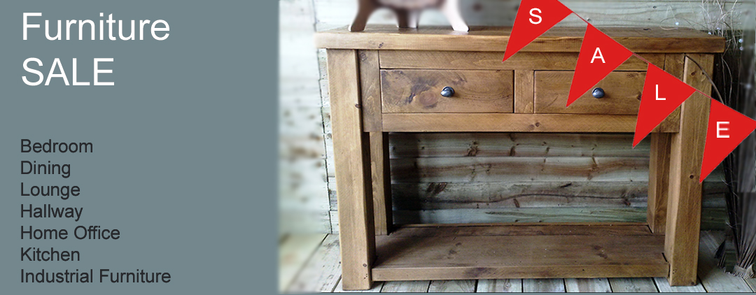 rustic plank pine furniture derbyshire sale