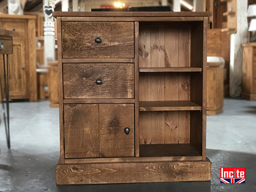 Rustic Plank Pine Hallway Furniture