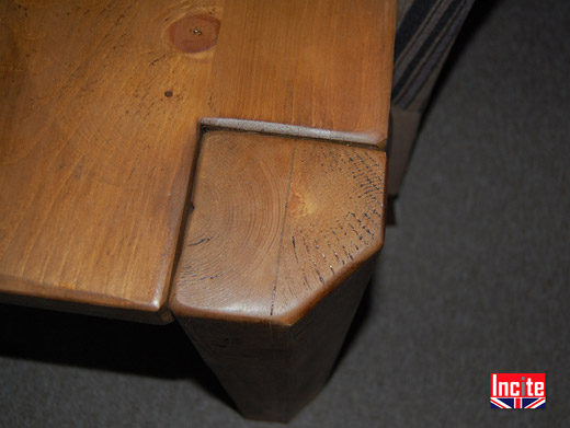 Plank Pine Junk Leg Table Top