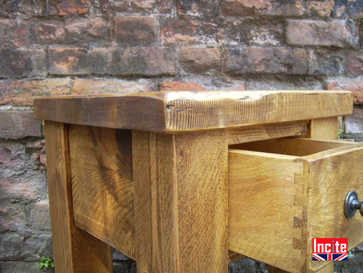 Solid Wooden Bedside Cabinet