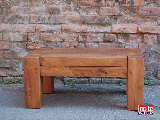 Plank Pine Beam Coffee Table