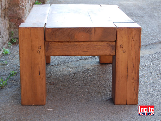 Plank Pine Beam Coffee Table