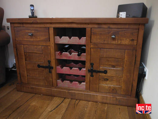 Plank Pine Bespoke Sideboard