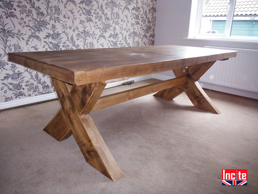 Rustic Plank Pine Dining Tables