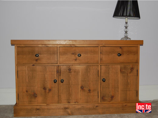 Solid Plank Pine Sideboard