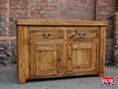 Large 2 Door 2 Drawer Sideboard handmade 