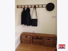 Handmade Hall Unit with Basket storage